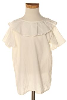 Blouse à manches courtes 8 ans Bonnet a Pompon