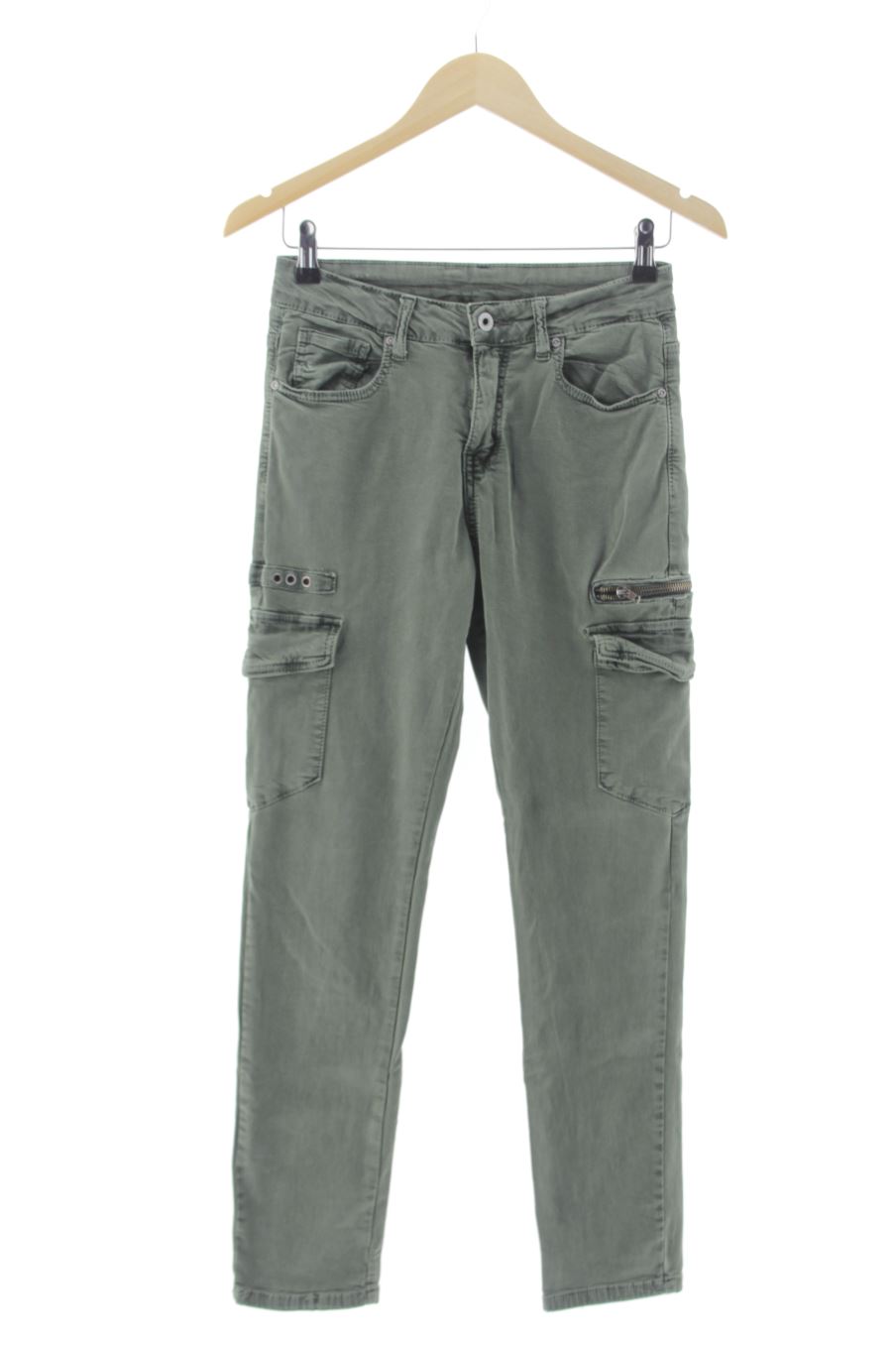 Vaquero de PERCENTIL de la talla XS, de color verde de ropa vaquera