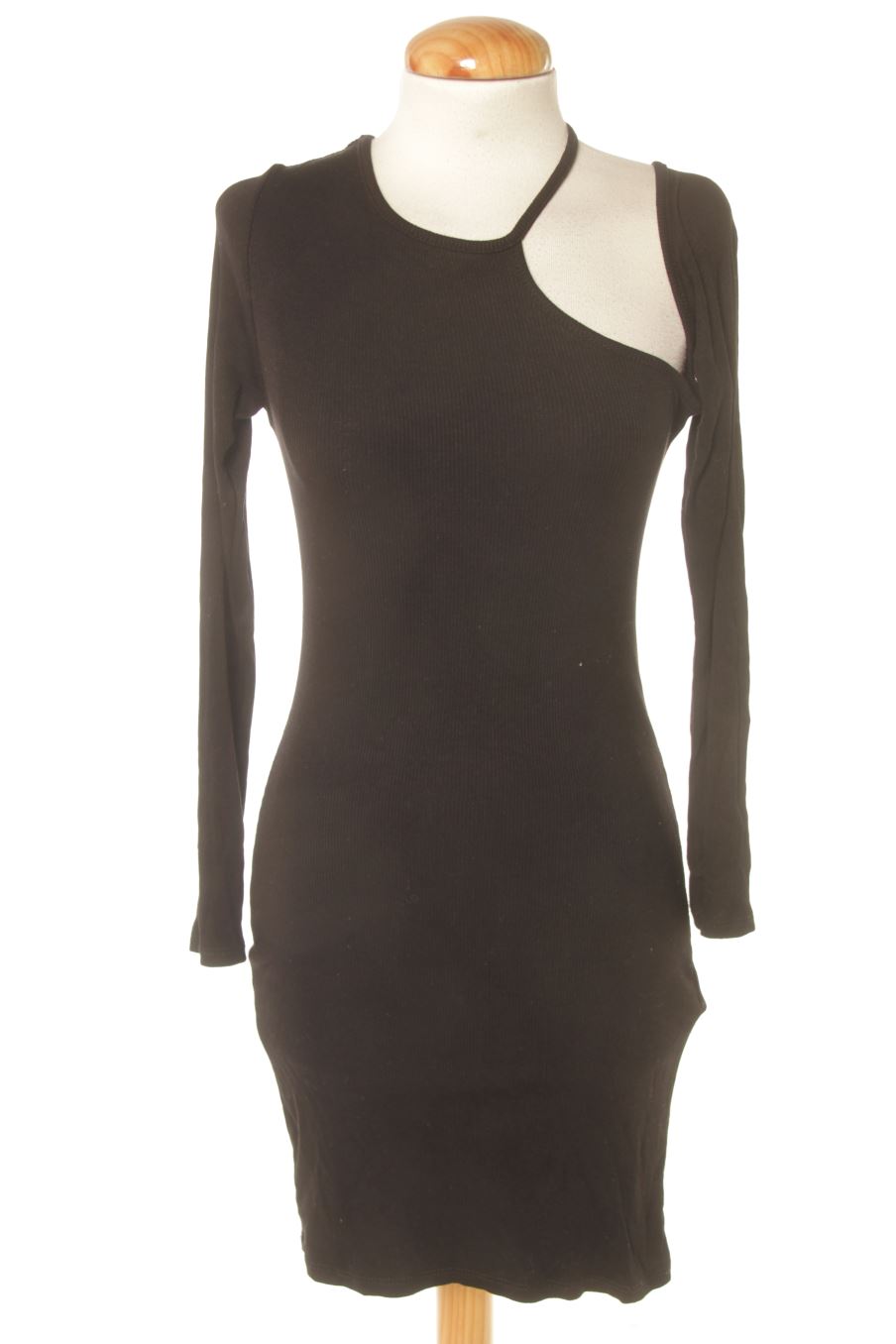 Vestido casual de Made in italy de la talla XS, de color negro