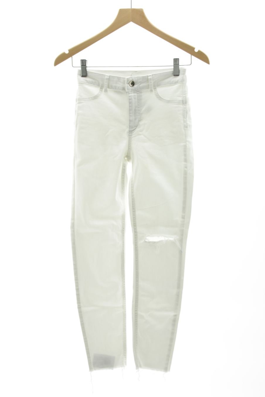 Jeans von Calzedonia Größe XS, Farbe Weiss, aus Jeanskleidung für
