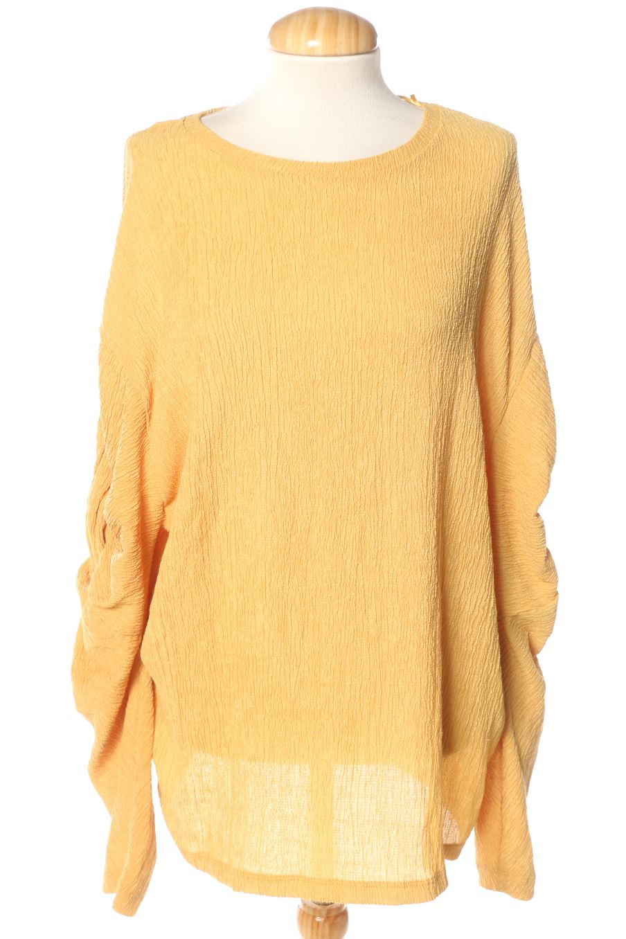 Blusa a maniche lunghe de Zara de la talla L, de color giallo