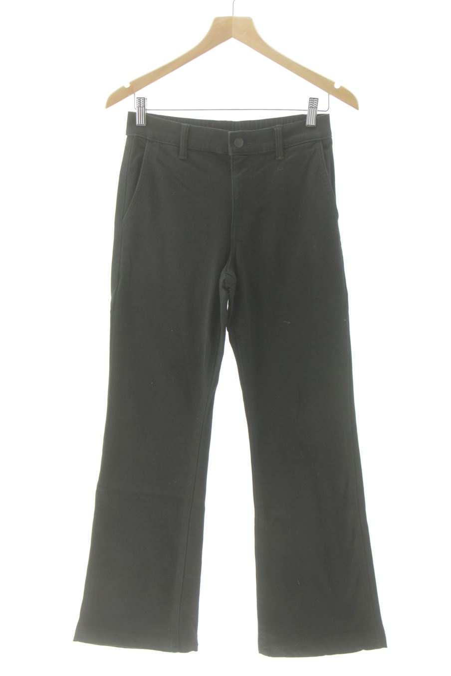 Vaquero de Uniqlo de la talla 36, de color negro de ropa vaquera