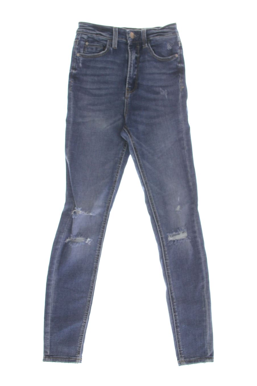 Jeans Stradivarius de la taille 32, de couleur bleu de denim