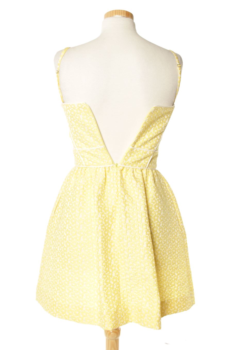 Vestido elegante de Holy Preppy de la talla XS, de color amarillo