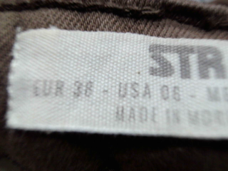 Jeans Stradivarius de la taille 38, de couleur marron de denim