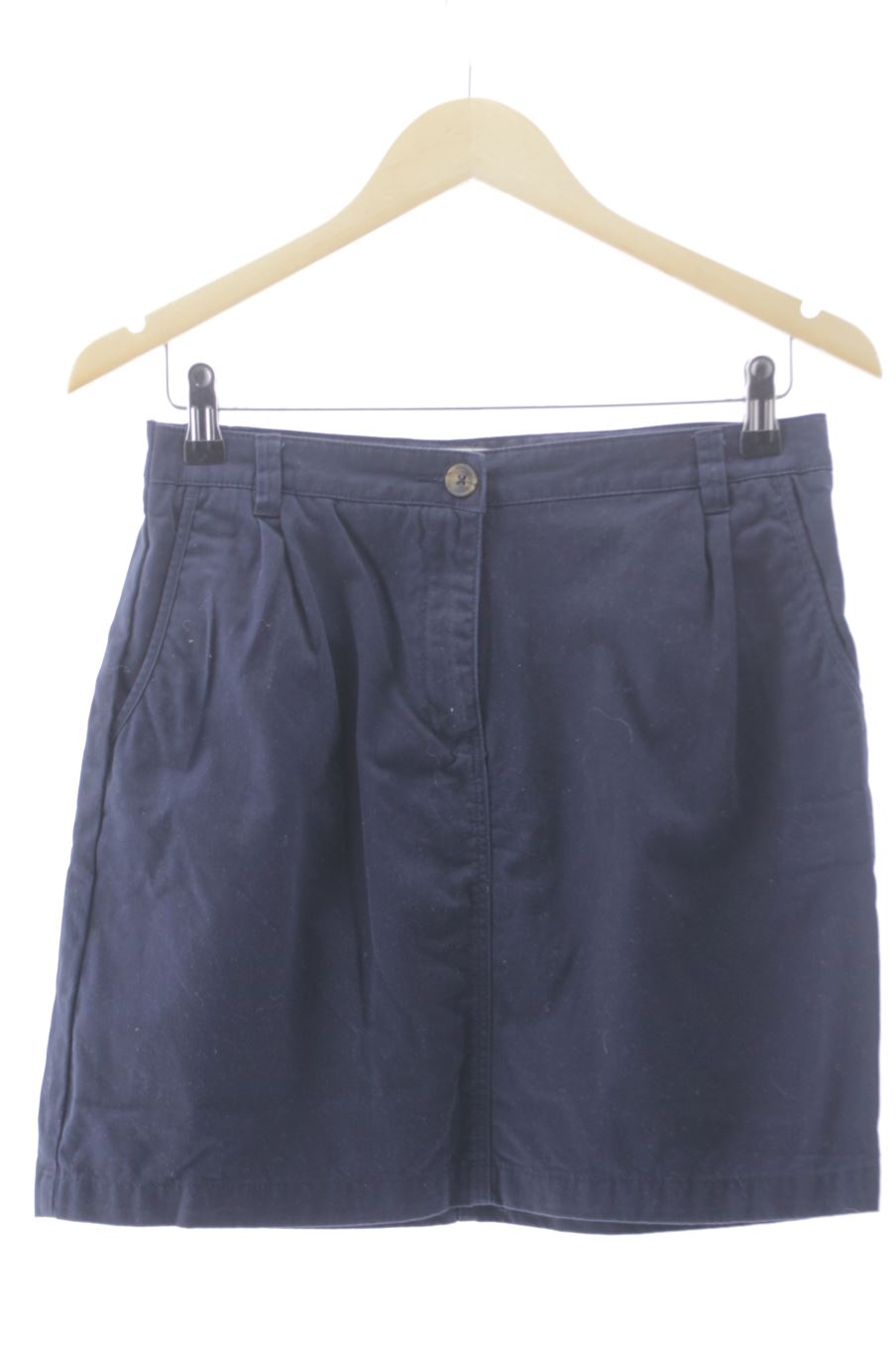 Aufwändiger Rock von Springfield Größe 40, Farbe Marineblau, aus Jeanskleidung für