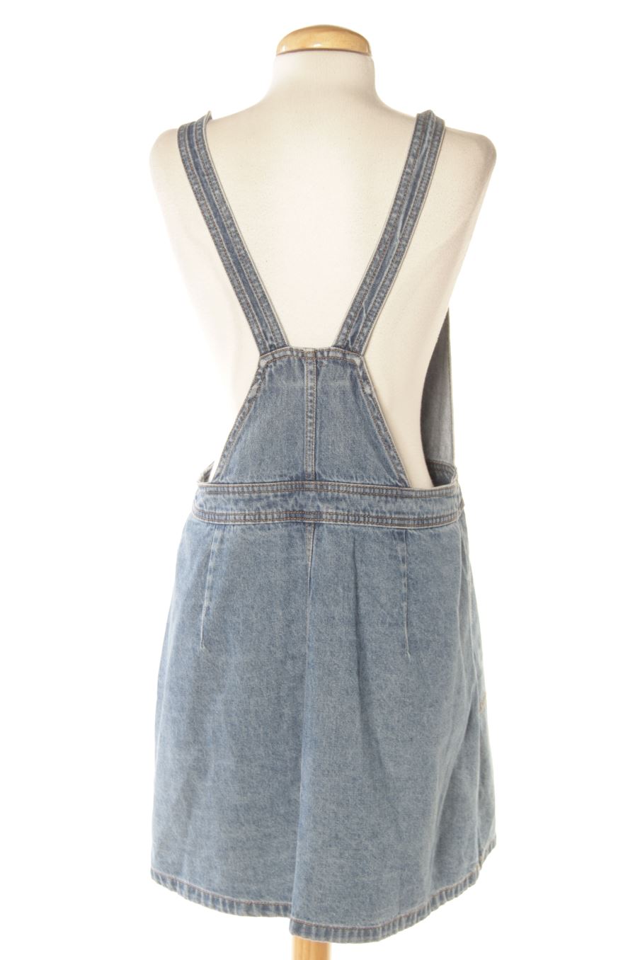 Vestido casual de H&M de la talla L, de color azul de ropa vaquera