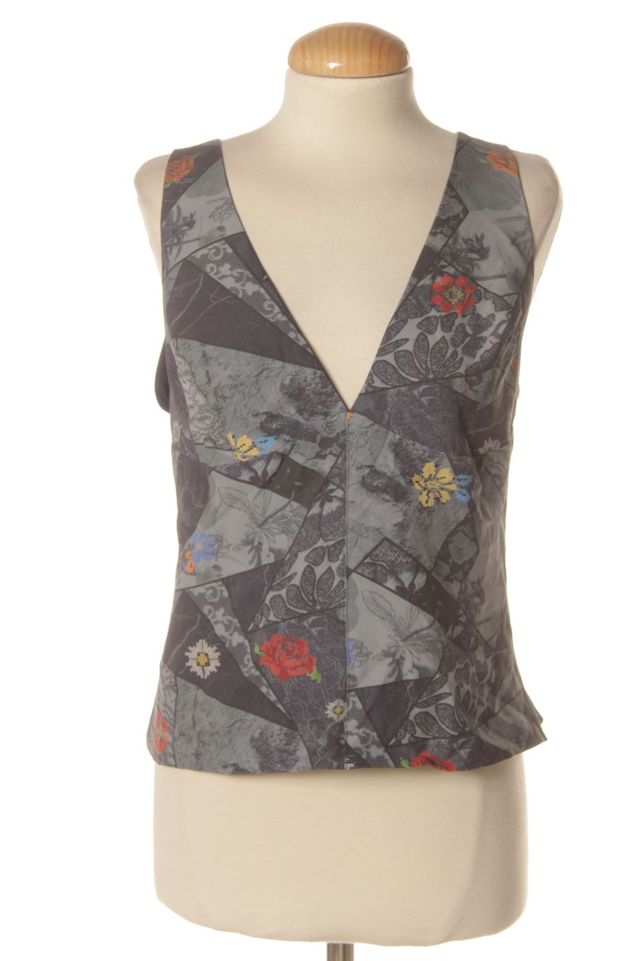 Top de Pact de la talla 38, de color stampato
