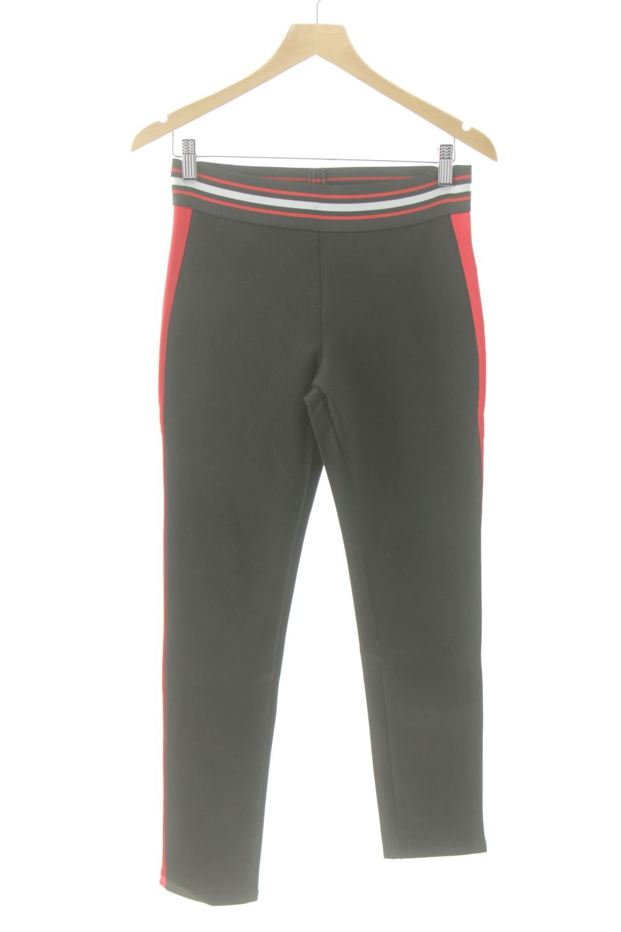 Pantalon Casual Zara de la taille L, de couleur noir