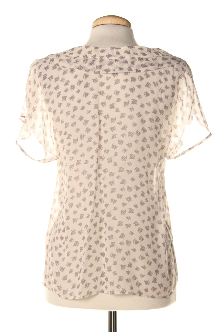 Blusa de manga corta de Antonio Pernas de la talla 38, de color estampado