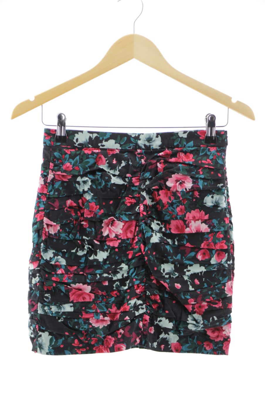 Jupe Stradivarius de la taille S, de couleur fleurs