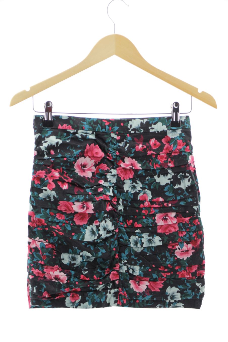 Jupe Stradivarius de la taille S, de couleur fleurs