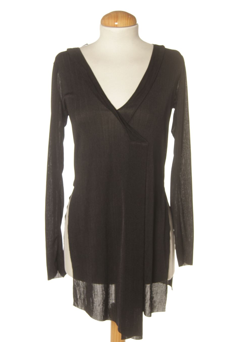 Vestito casual de Zara de la talla S, de color nero