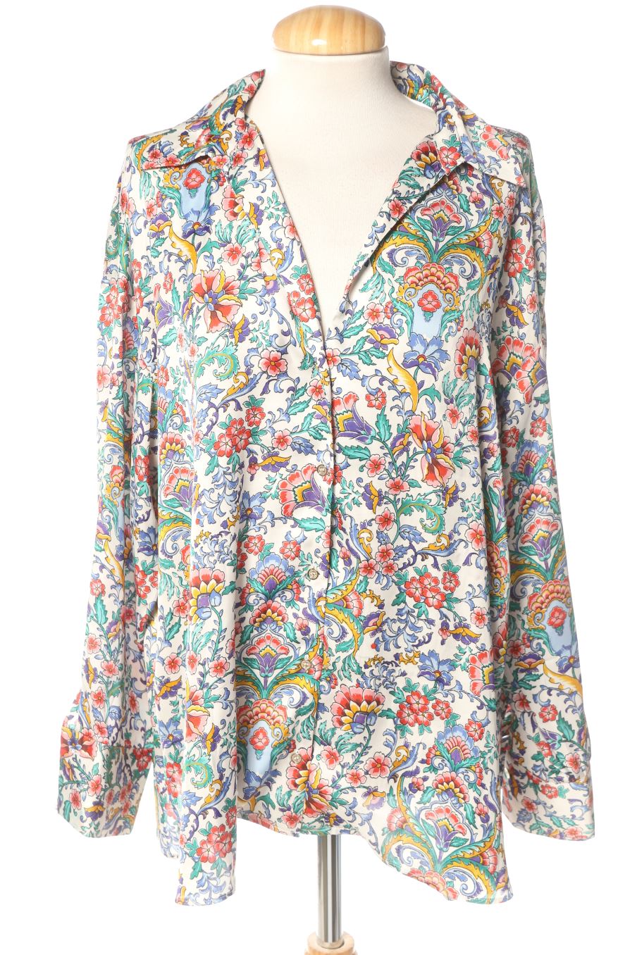 Chemise Zara de la taille S, de couleur fleurs