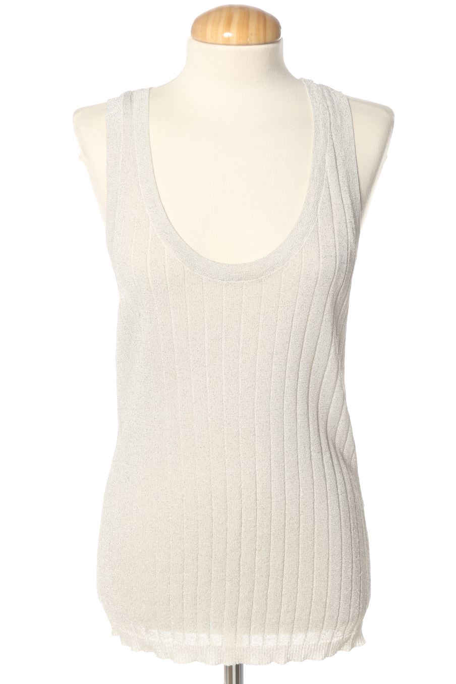 Top de Zara de la talla L, de color grigio