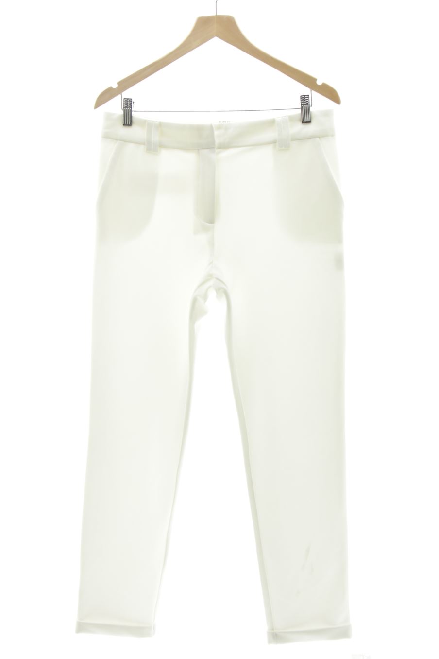 Pantalon Teria Yabar de la taille L, de couleur blanc