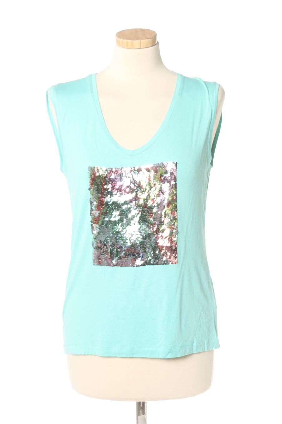 T-shirt One step de la taille 38, de couleur turquoise