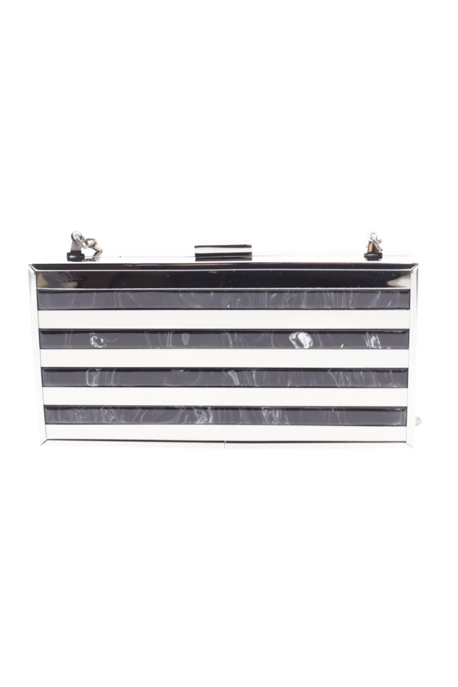 Clutch Gestreift von Zara