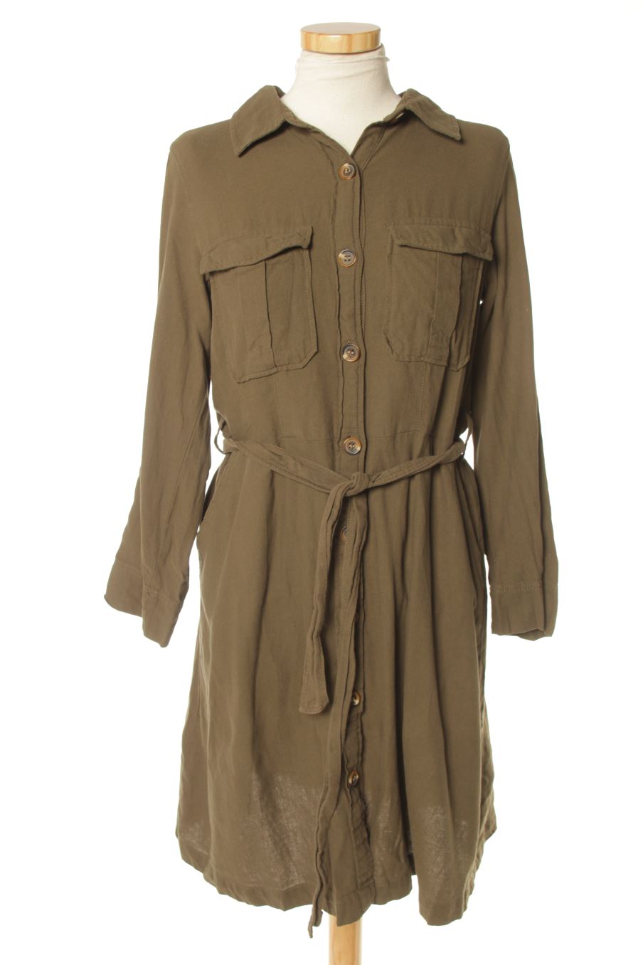 Vestido casual de H&M de la talla 34, de color verde