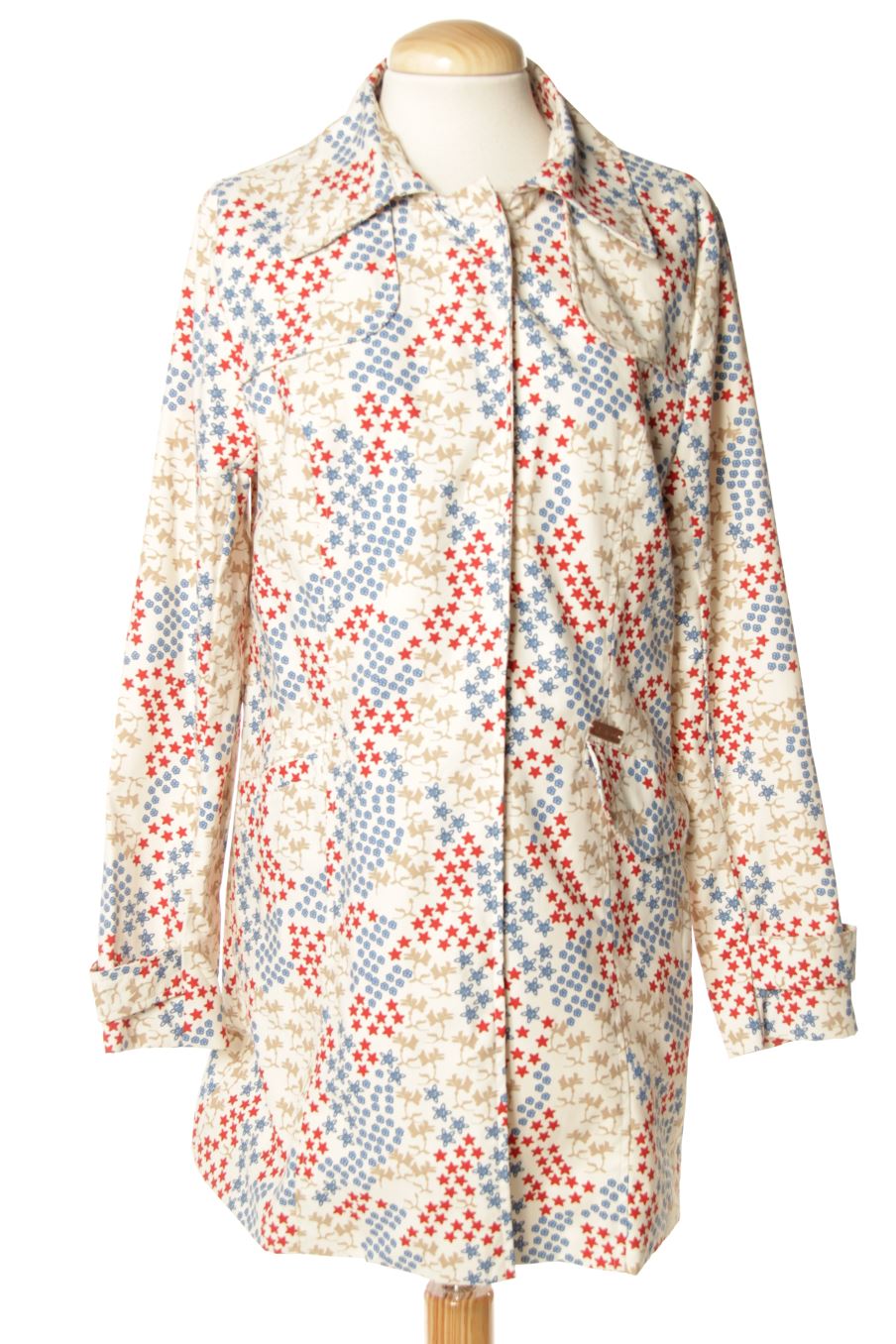 Abrigo de Riverside de la talla M, de color estampado