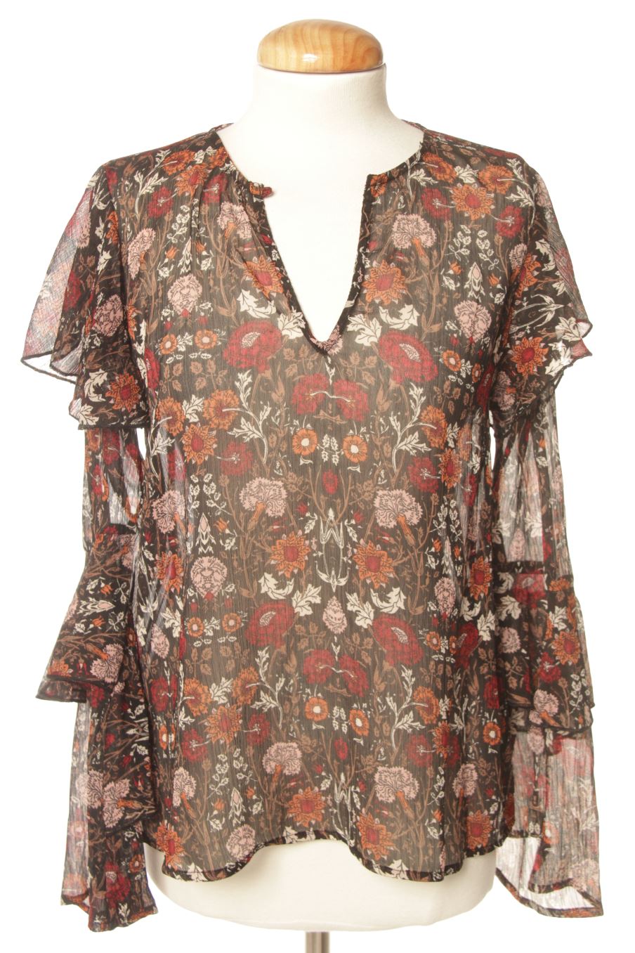 Blusa a maniche lunghe de Sfera de la talla S, de color stampato