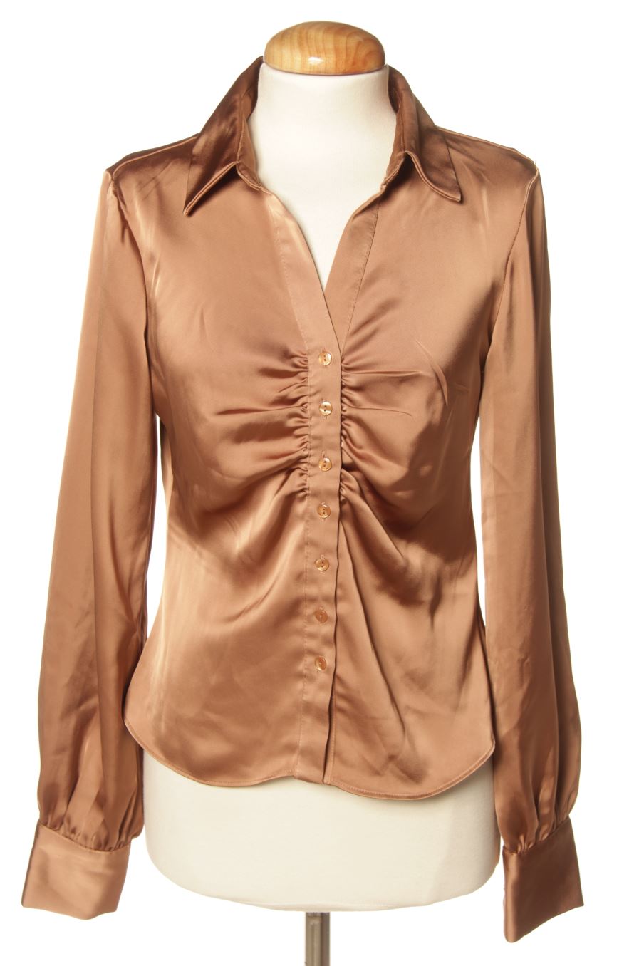Chemise Amisu de la taille S, de couleur marron