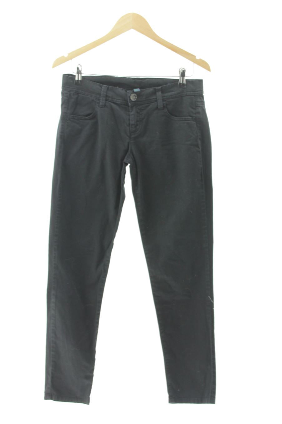 Jeans Benetton de la taille 38, de couleur noir de denim