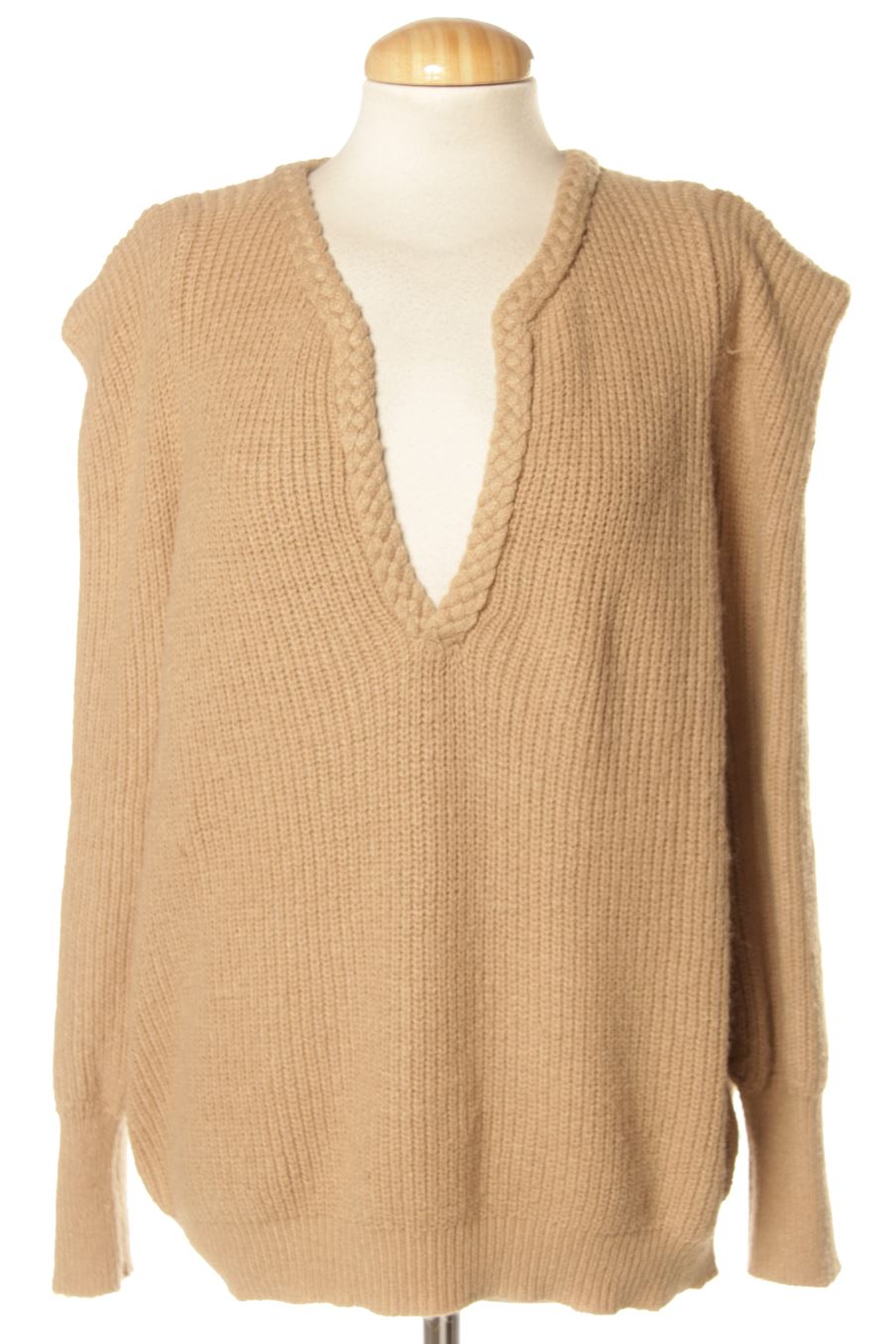 Pull ameé de la taille Taille unique, de couleur marron