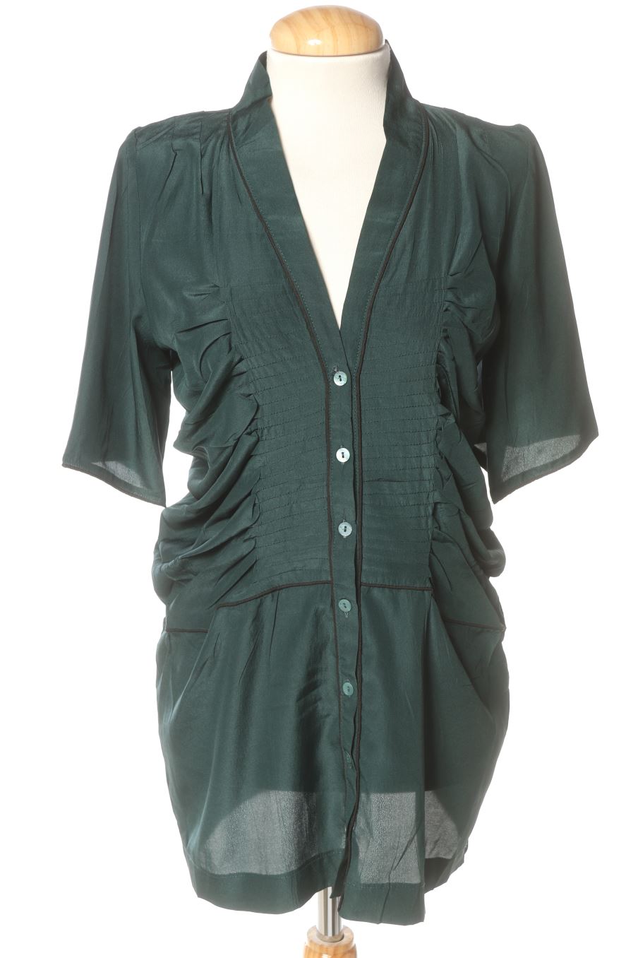 Robe casual Cotelac de la taille S, de couleur vert