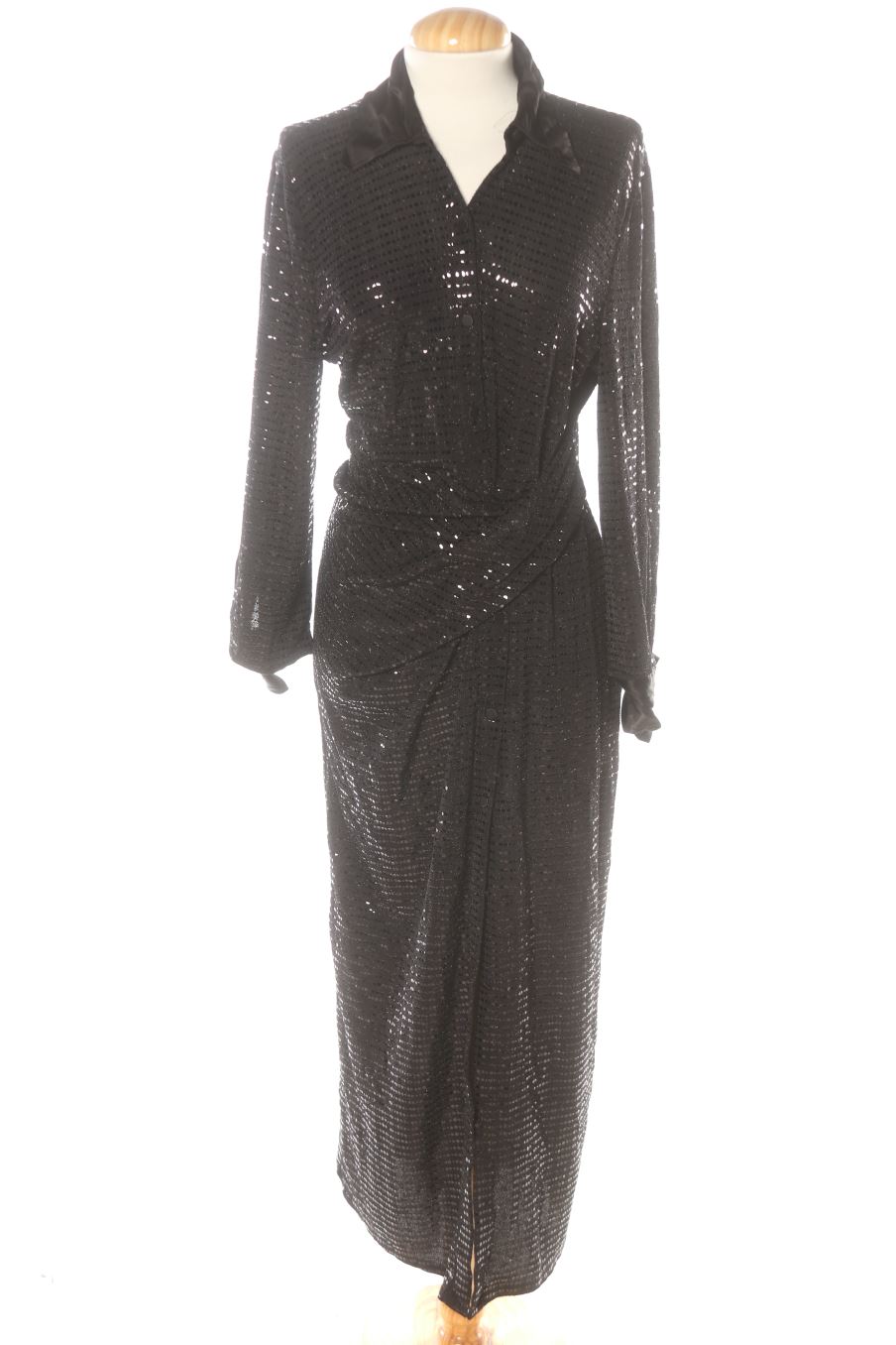 Vestido casual de PERCENTIL de la talla M, de color negro de sintético