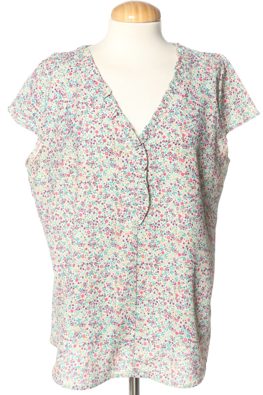 Kurzärmelige Bluse von hnos lopez Größe XL, Farbe Aufdruck, für