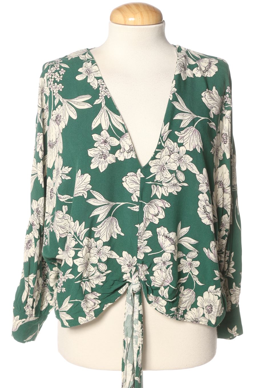 Blusa de manga larga de Zara de la talla XS, de color estampado