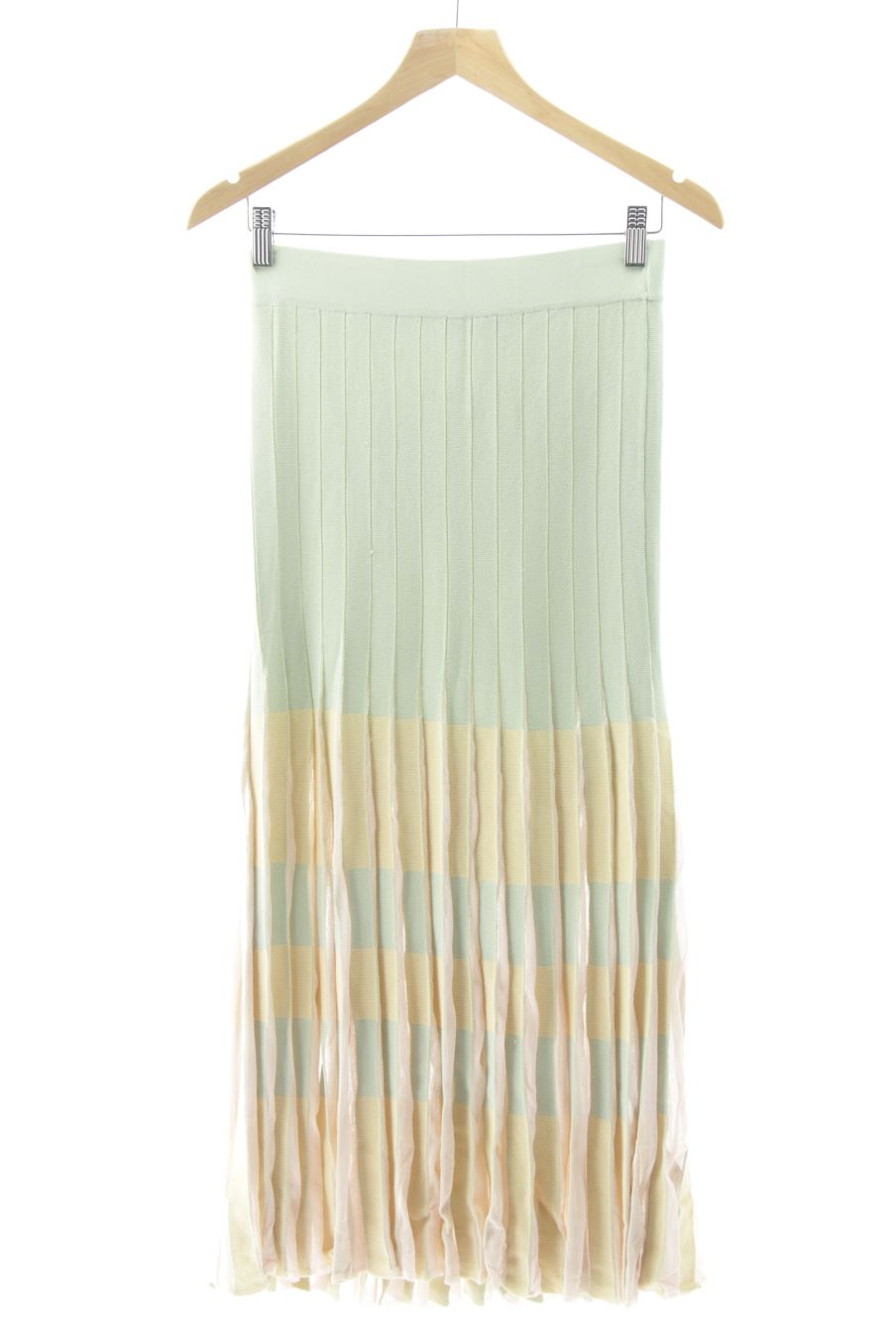 Falda de Zara de la talla S, de color verde