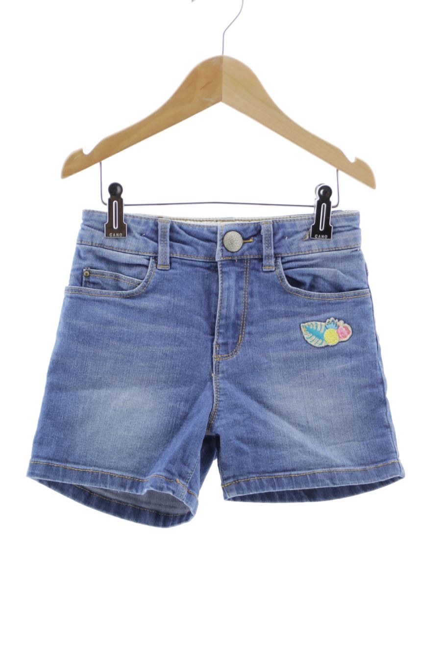 Vaqueros cortos de Catimini de la talla 7 años de denim de segunda mano