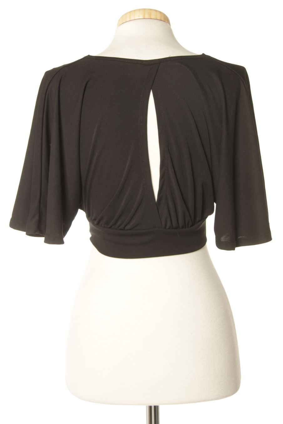 Blusa de manga corta de new look de la talla 36, de color negro