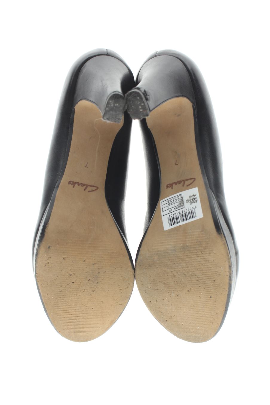 Zapatos de tacon de clarks de la talla 39, de color negro de
