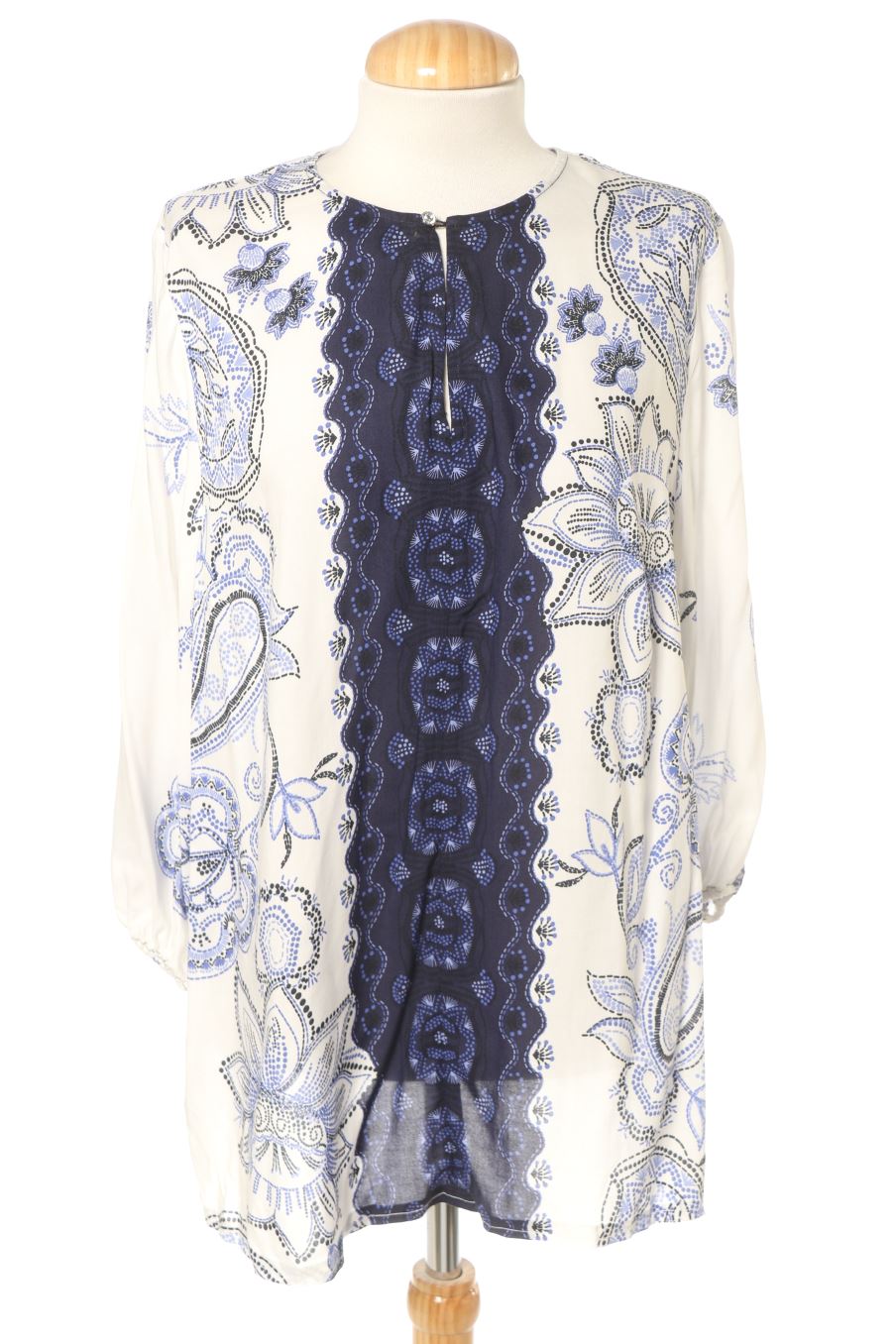Blusa de manga larga de Couchel de la talla L, de color estampado
