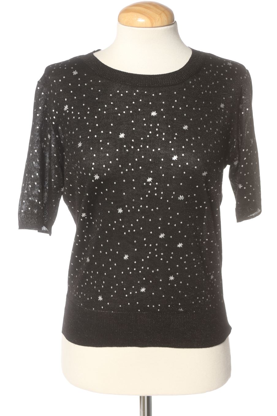 Maglione de Zara de la talla S, de color nero