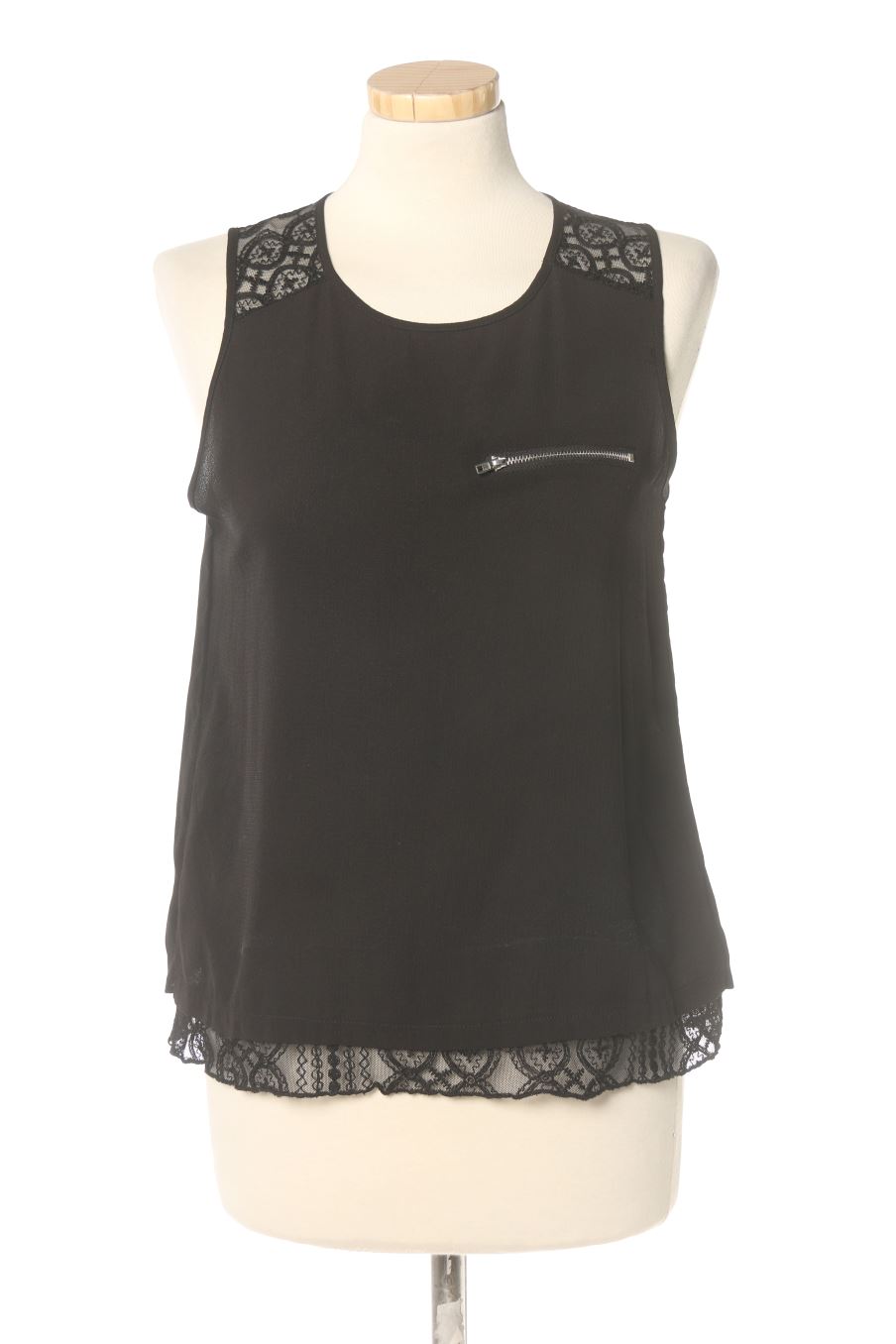 Blouse à manches courtes Molly Bracken de la taille Taille unique, de couleur noir