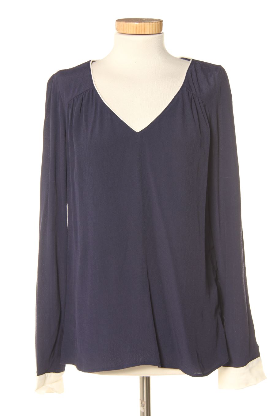 Blusa de manga larga de Naf Naf de la talla 38, de color azul marino