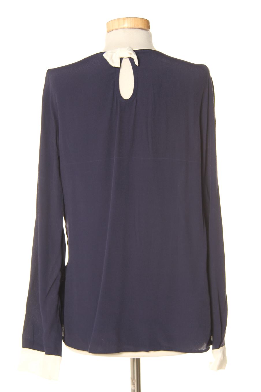 Blusa de manga larga de Naf Naf de la talla 38, de color azul marino