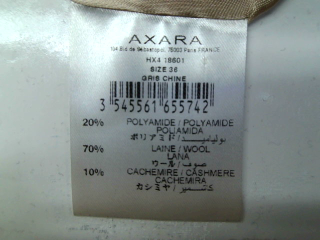 Faldas de Axara de la talla 36, de color gris
