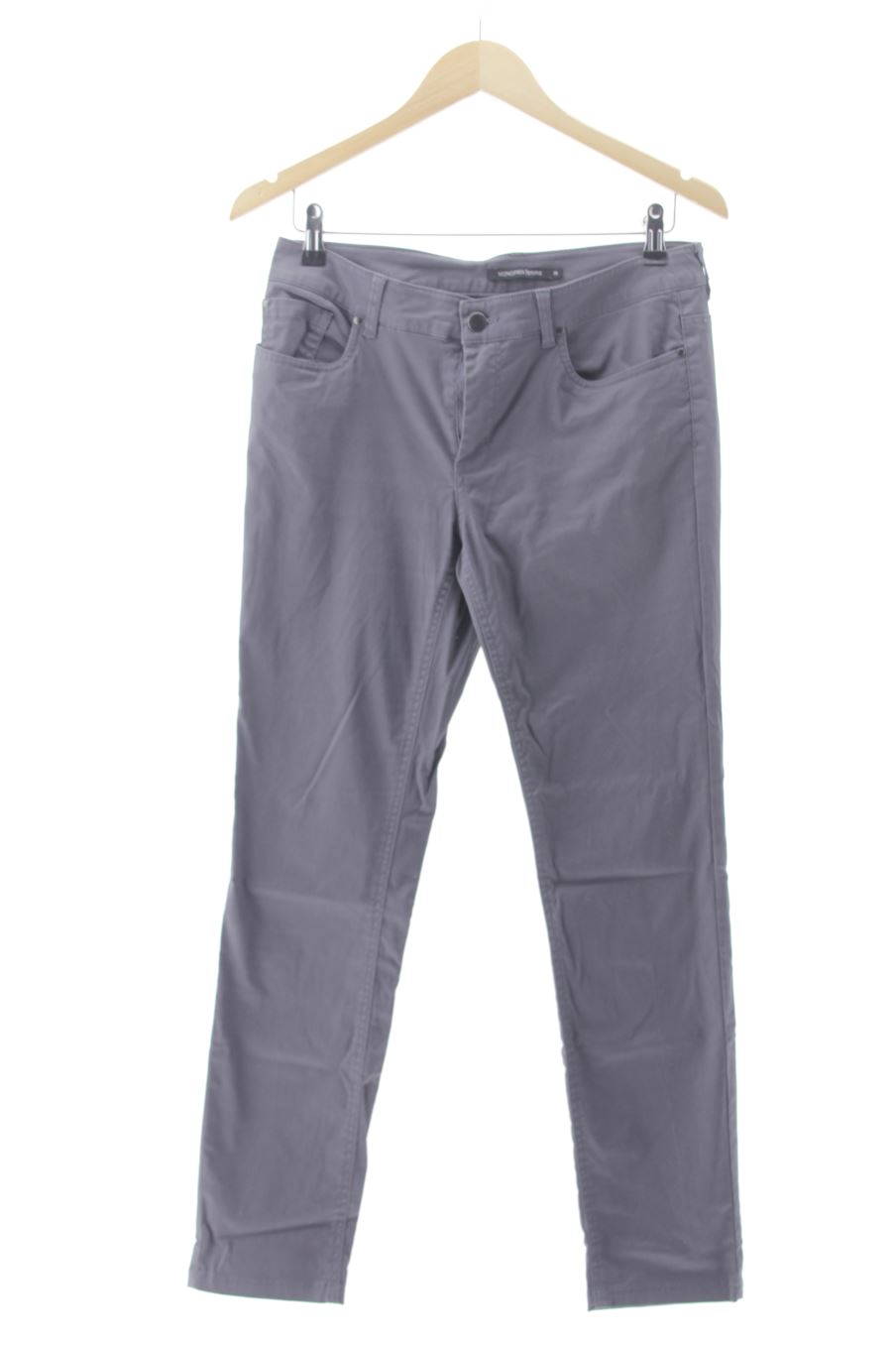 Pantalon Monoprix de la taille 38, de couleur gris de synthétique