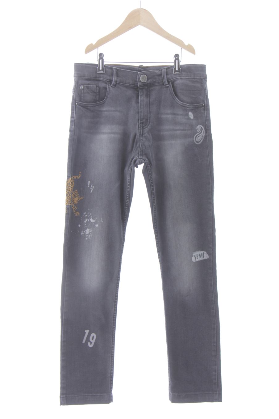 Jeans Ikks de la taille 15 ans de denim de seconde main
