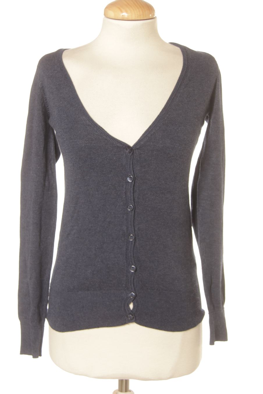 Gilet Bershka de la taille M, de couleur bleu marine