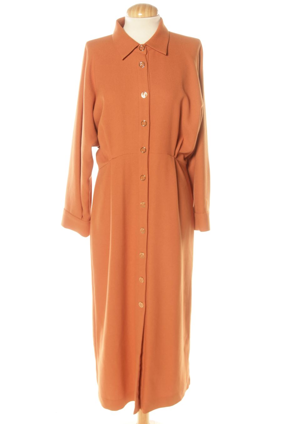 Vestido casual de Purificación García de la talla L, de color naranja