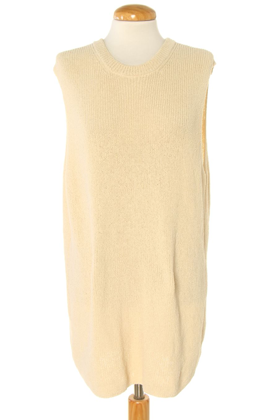 Chaleco de abrigo de Zara de la talla L, de color amarillo