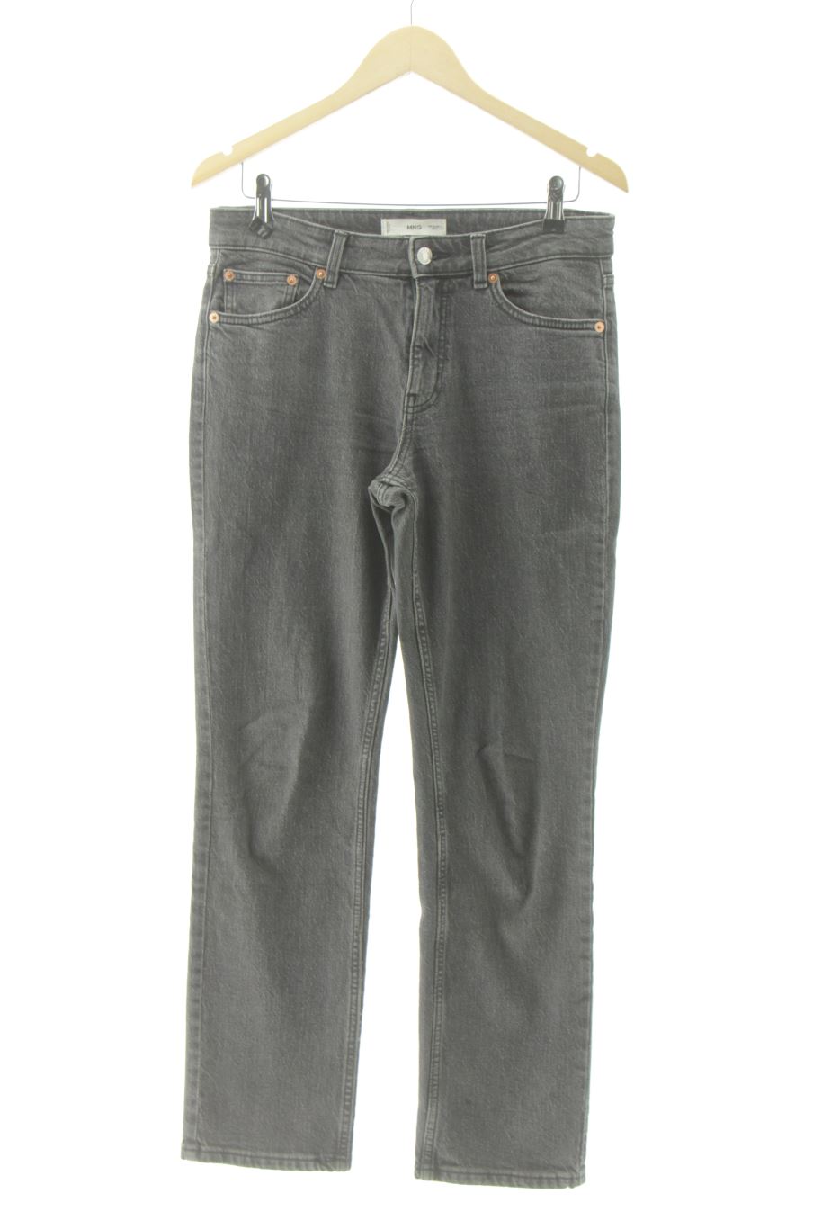 Vaquero de Mango de la talla M, de color gris
