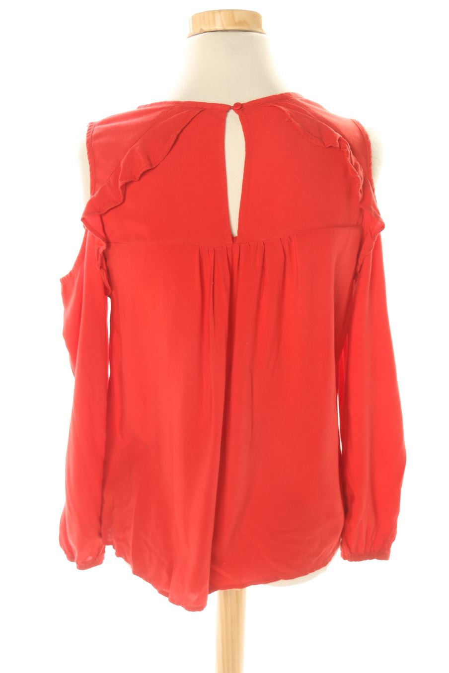 Blouse à manches longues Camaieu de la taille 36, de couleur rouge
