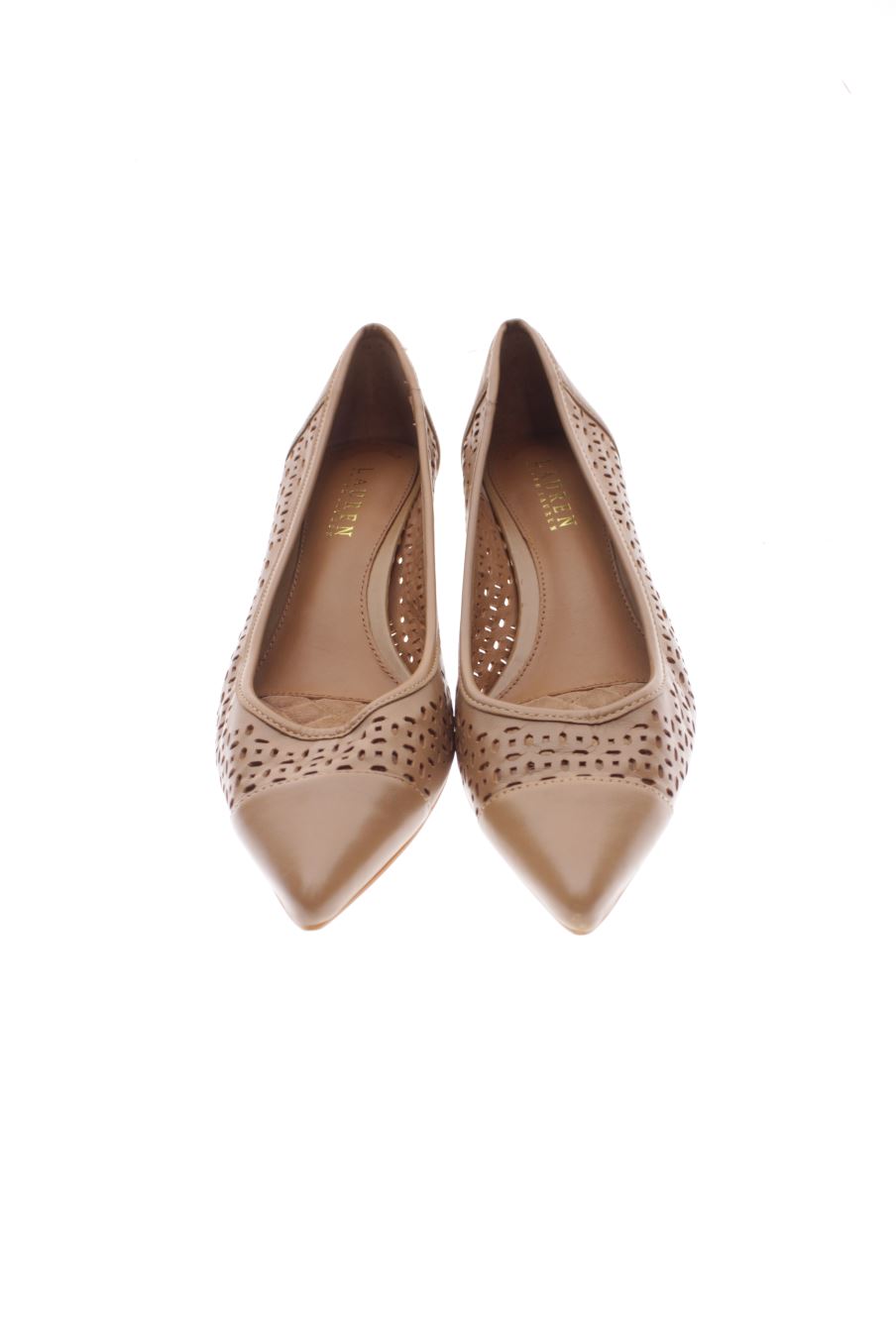 Zapatos de tacon de Ralph Lauren de la talla 39, de color marrón de